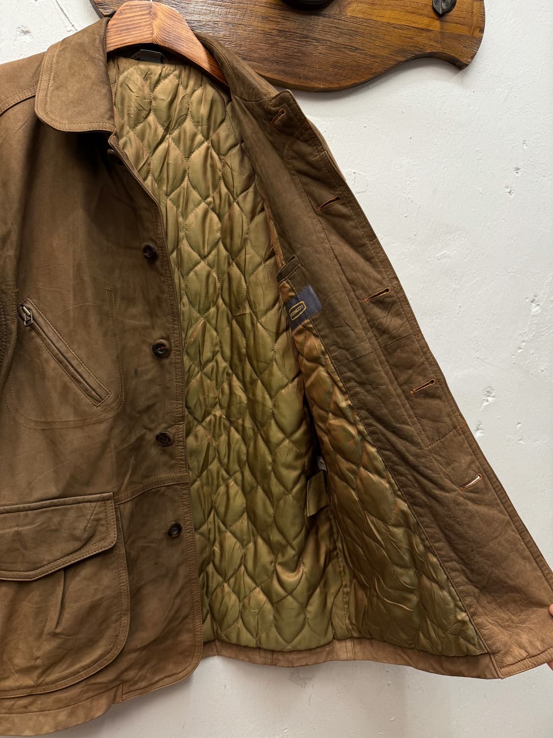 90s Intermezzo Cowhide Leather Field Jac 상품이미지7