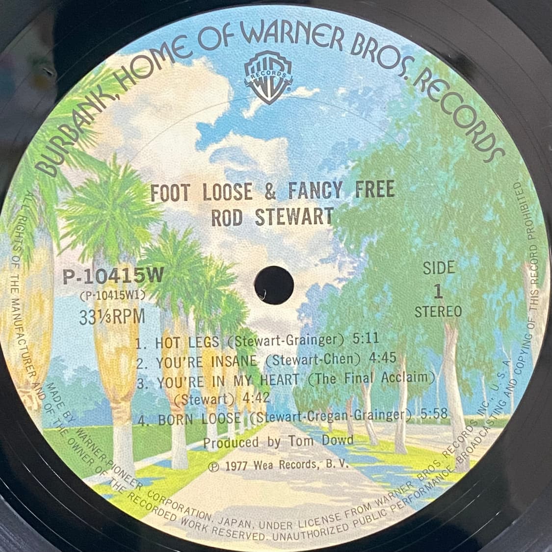 (LP) Rod Stewart - Foot Loose & Fanc 상품이미지4