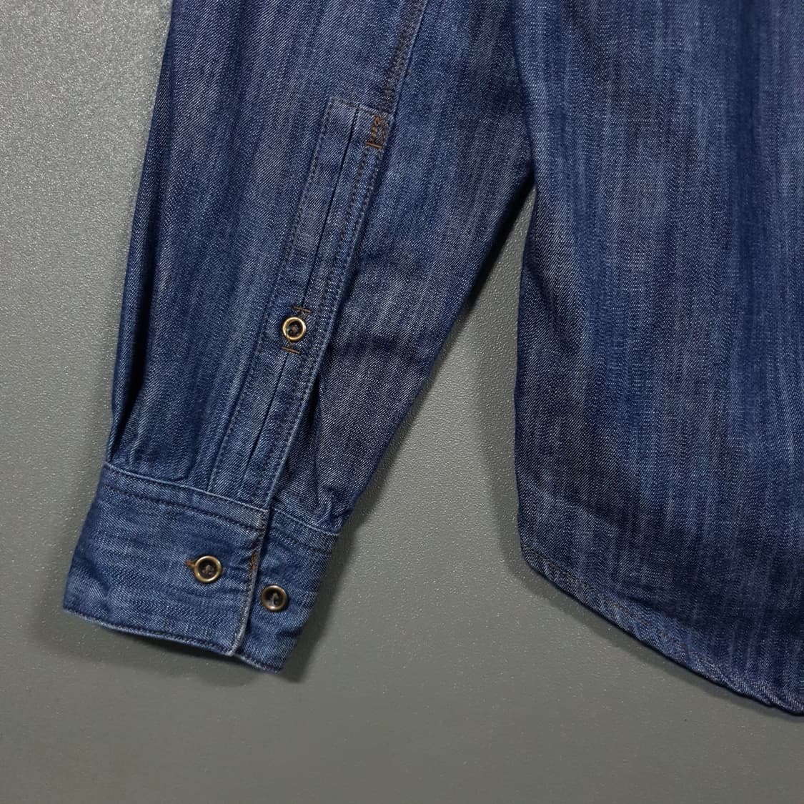 M (95) 팀버랜드 샴브레이 포켓 데님 셔츠 긴팔 남방 상품이미지10