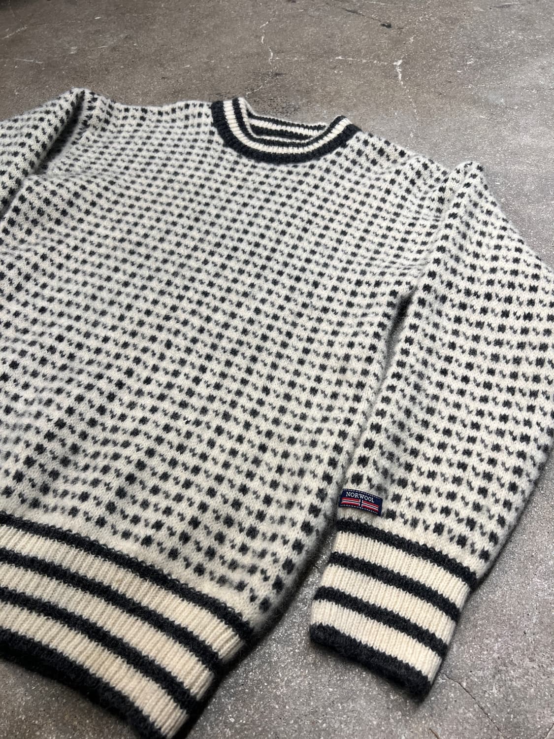 Norwool 버드아이 울 스웨터 상품이미지3