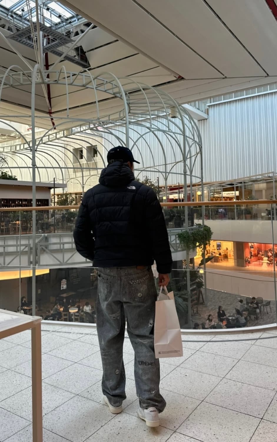 32 / 슈프림 HJR 트롱프 뢰유 루즈 핏 진 블루 상품이미지7