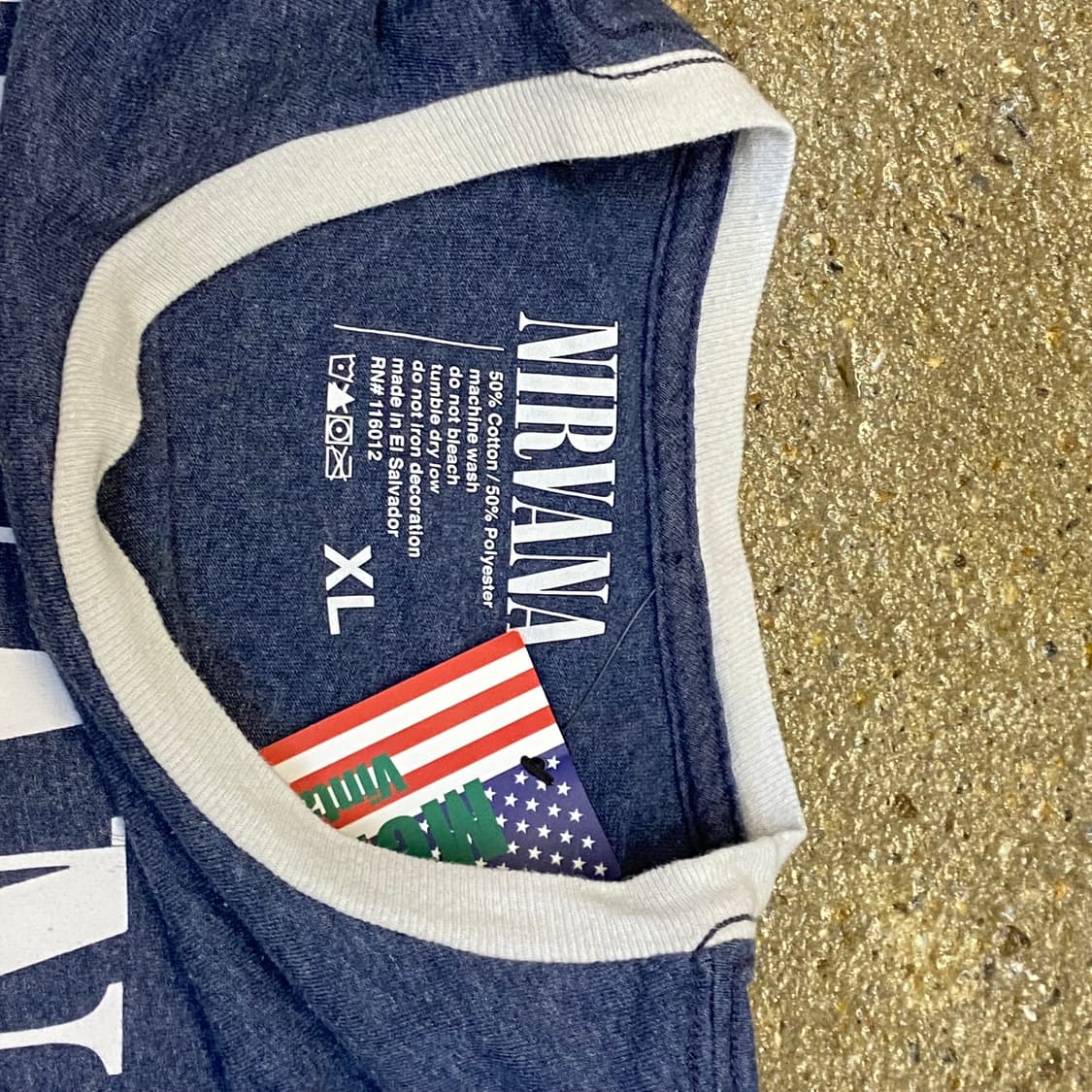 레어) 미국 빈티지 너바나 정식 굿즈 티셔츠 반팔티 상품이미지4