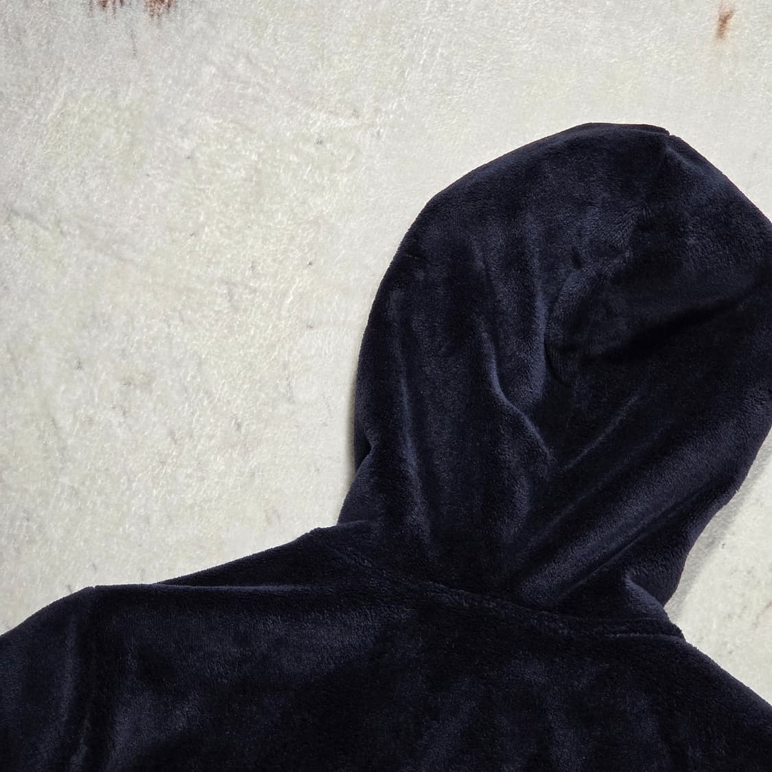 빈티지 네이비 후리스 후드집업 상품이미지5