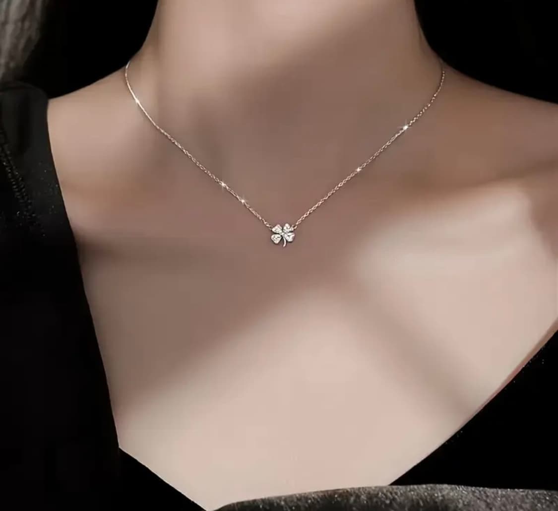 새상품/쇼핑몰포장! 선물가능) 럭키비키 네잎클로버 목걸이🍀 상품이미지4