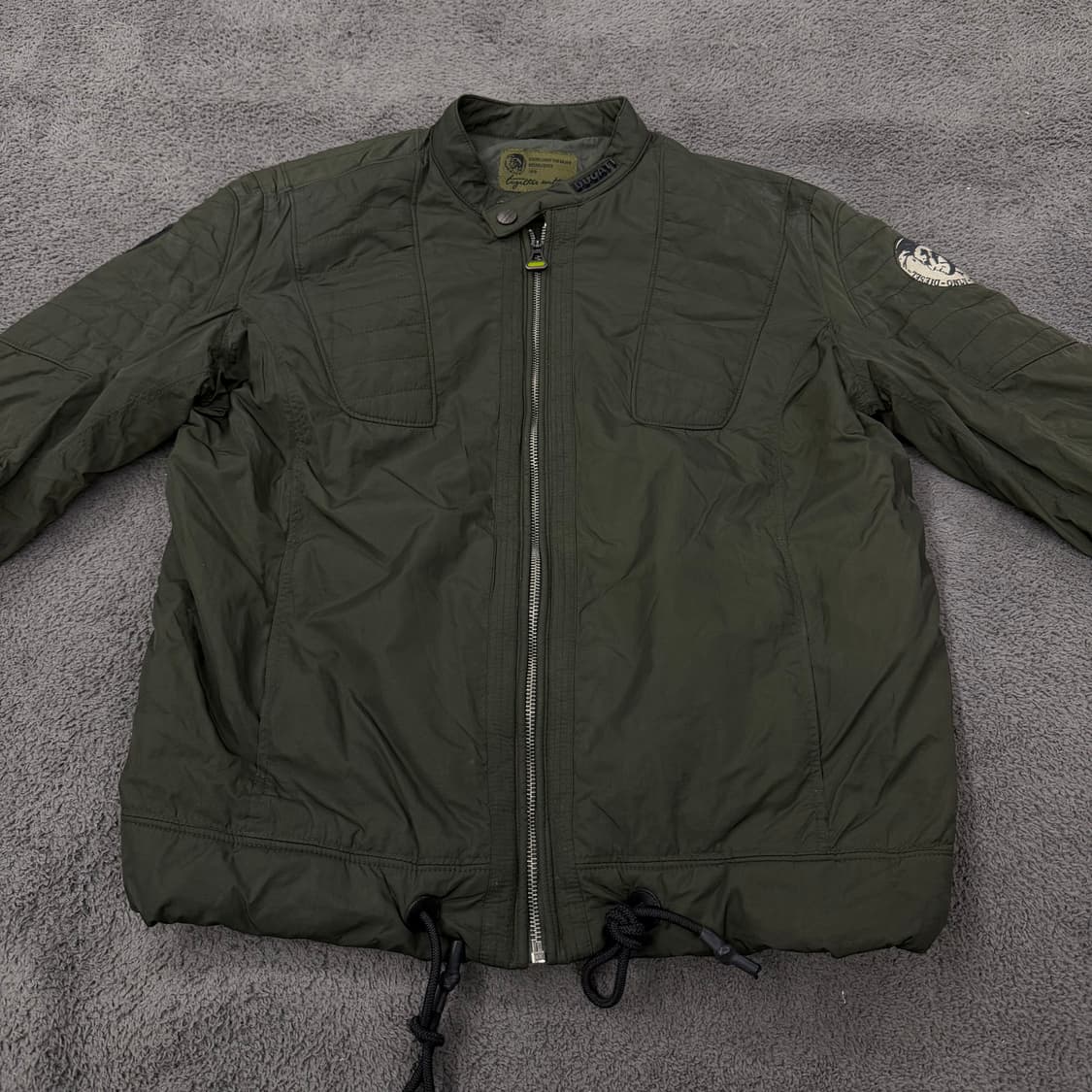 [ 정품/S ] 디젤 두카티 나일론 바이커 집업 자켓 상품이미지3