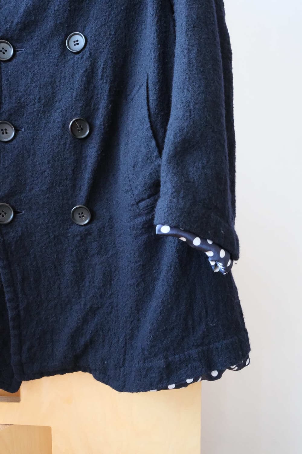  2015 Round Collar Boiled Wool coat 상품이미지5