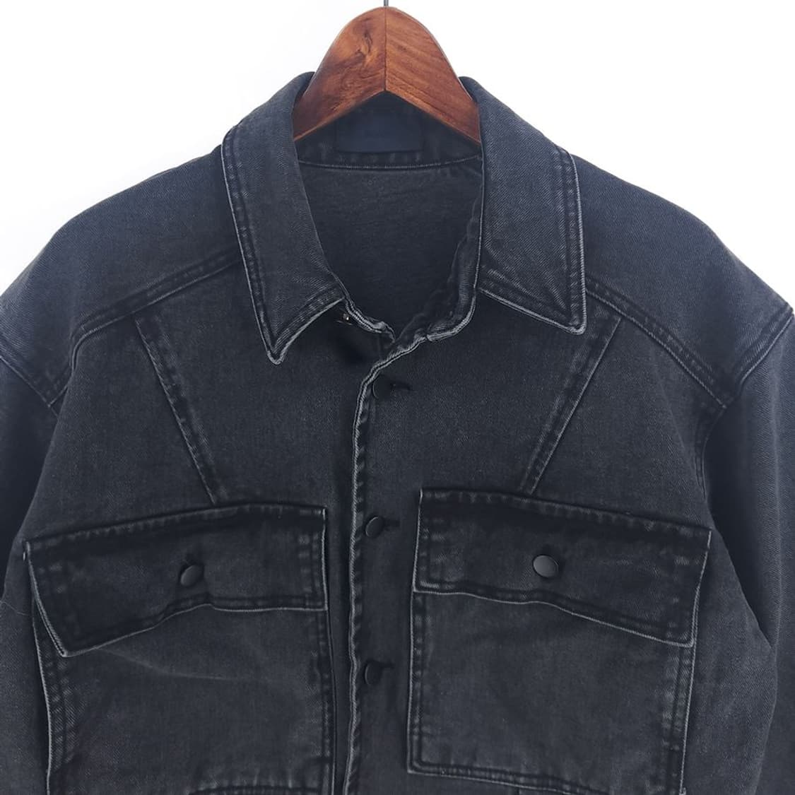 [남F]식코스(SICKOS) 흑청 데님 자켓[Y63-140] 상품이미지2