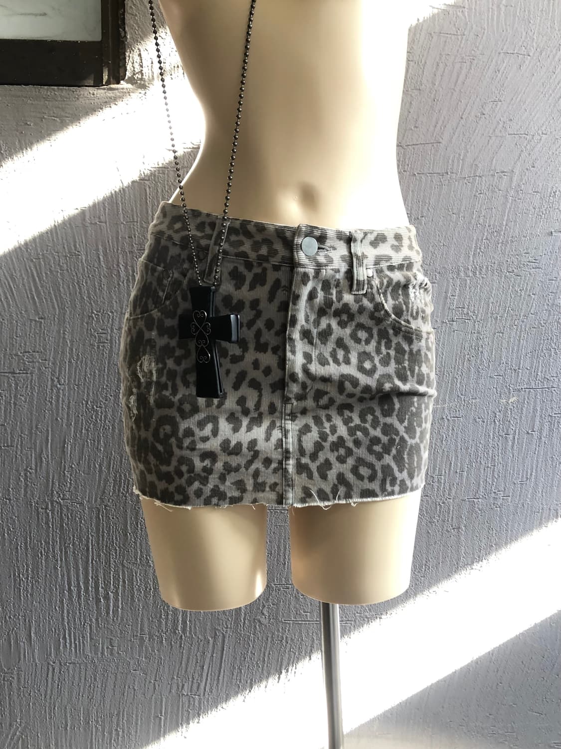 black punk leopard set 상품이미지5