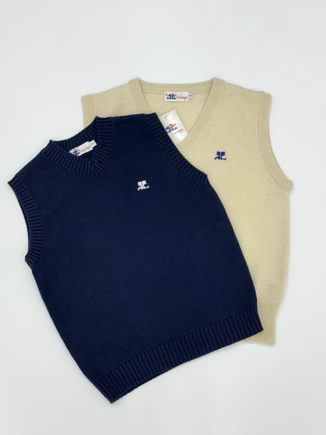 courreges / 꾸레쥬 네이비 니트 베스트  상품이미지9