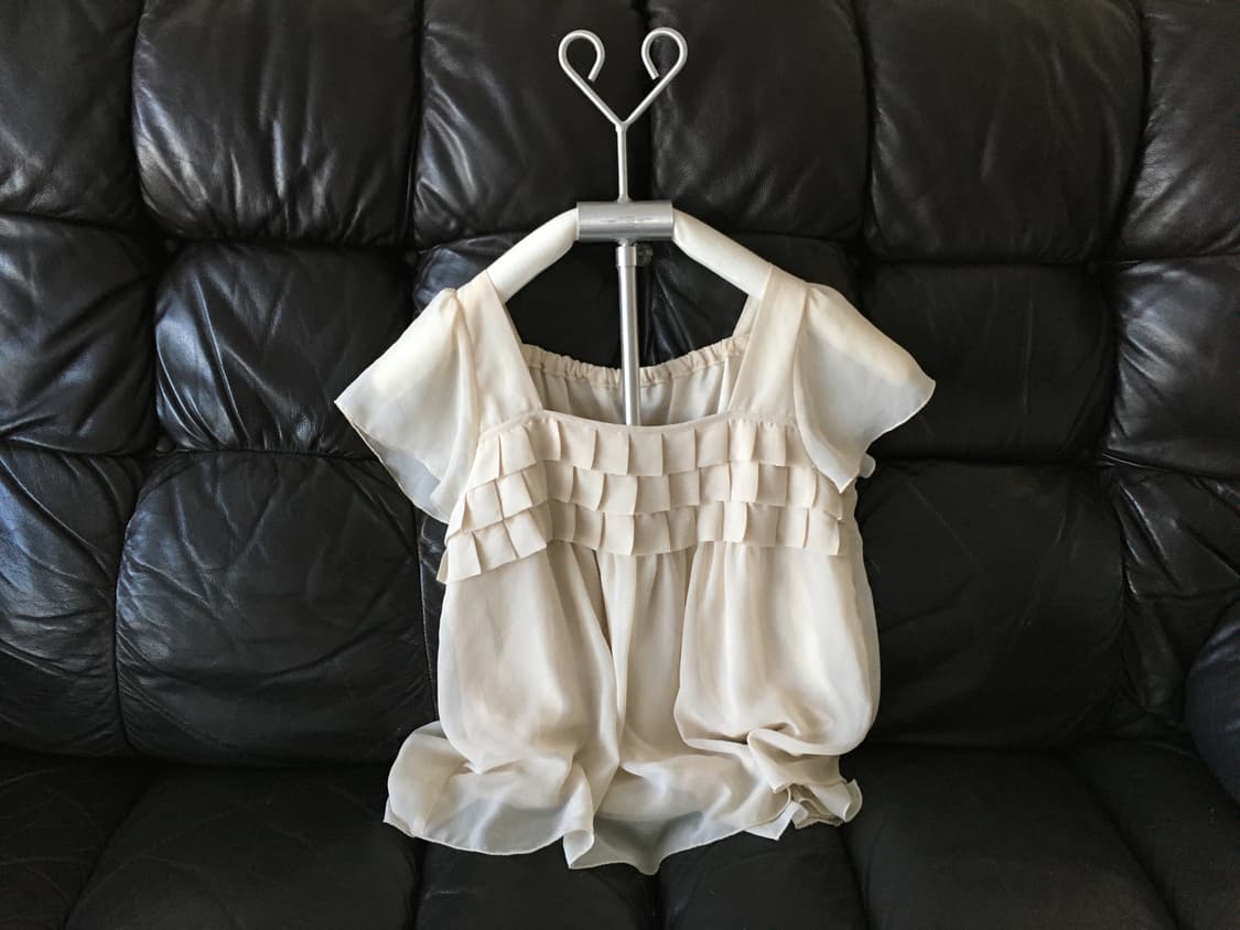 square neck ruffle blouse 상품이미지1