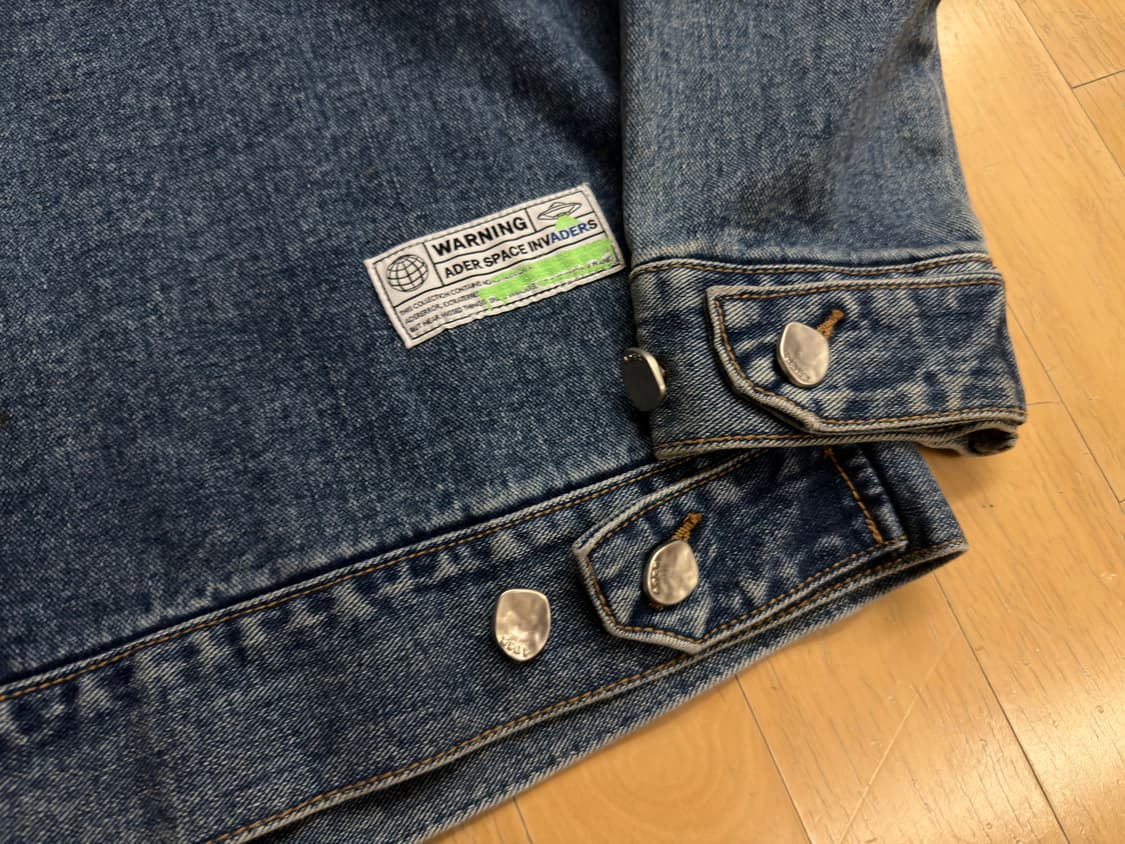[아더에러] 20SS 스페이스 인베이더 랩핑 데님 자켓 (3사이즈) 상품이미지5