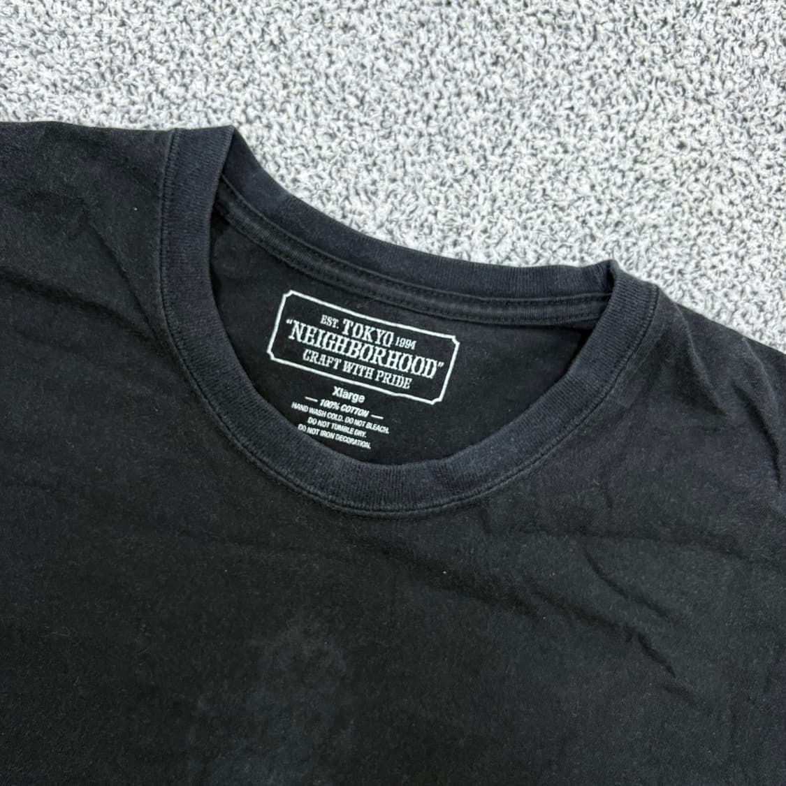 XL 네이버후드 남성 스컬 반팔 티셔츠 0406J 상품이미지2