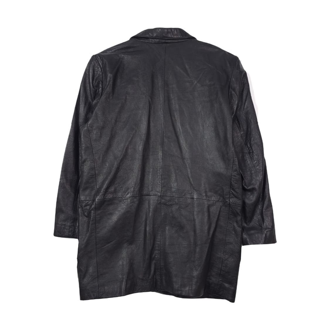 빈티지 천연 양가죽 2버튼 오버핏 레더 블레이저 66 상품이미지2