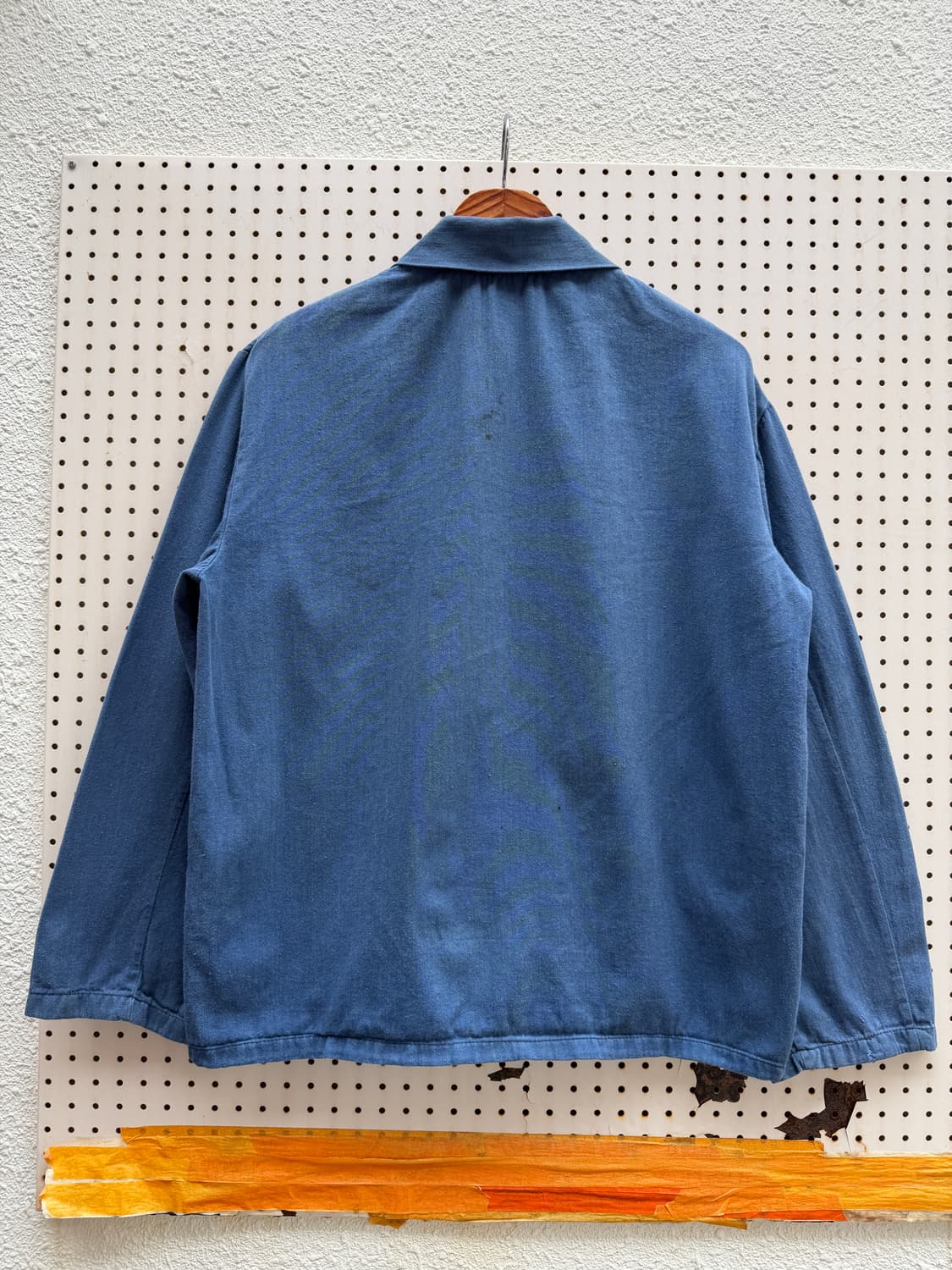 1970s FADED LIGHT GREY BLUE 빈티지 프렌치워크자켓 상품이미지2
