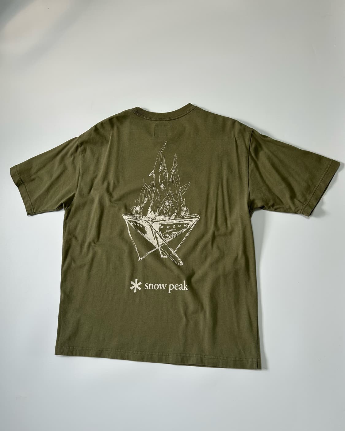 L)스노우피크 X 저널스탠다드  티셔츠 camp fire t-shirt 상품이미지1