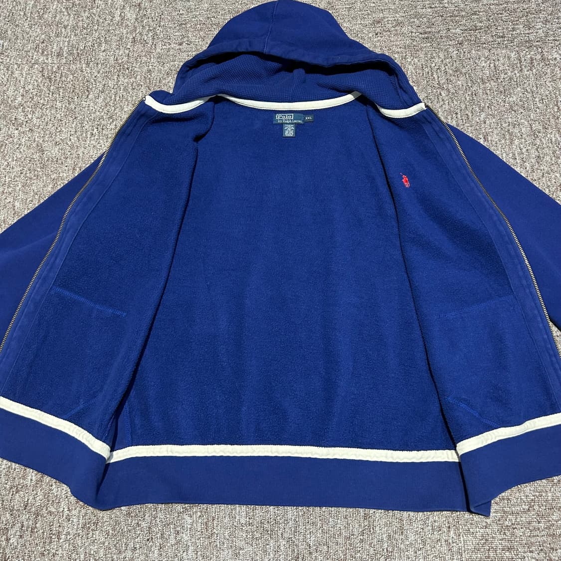 XXL) 폴로 랄프로렌 빈티지 두산 후드집업 와플안감 상품이미지6