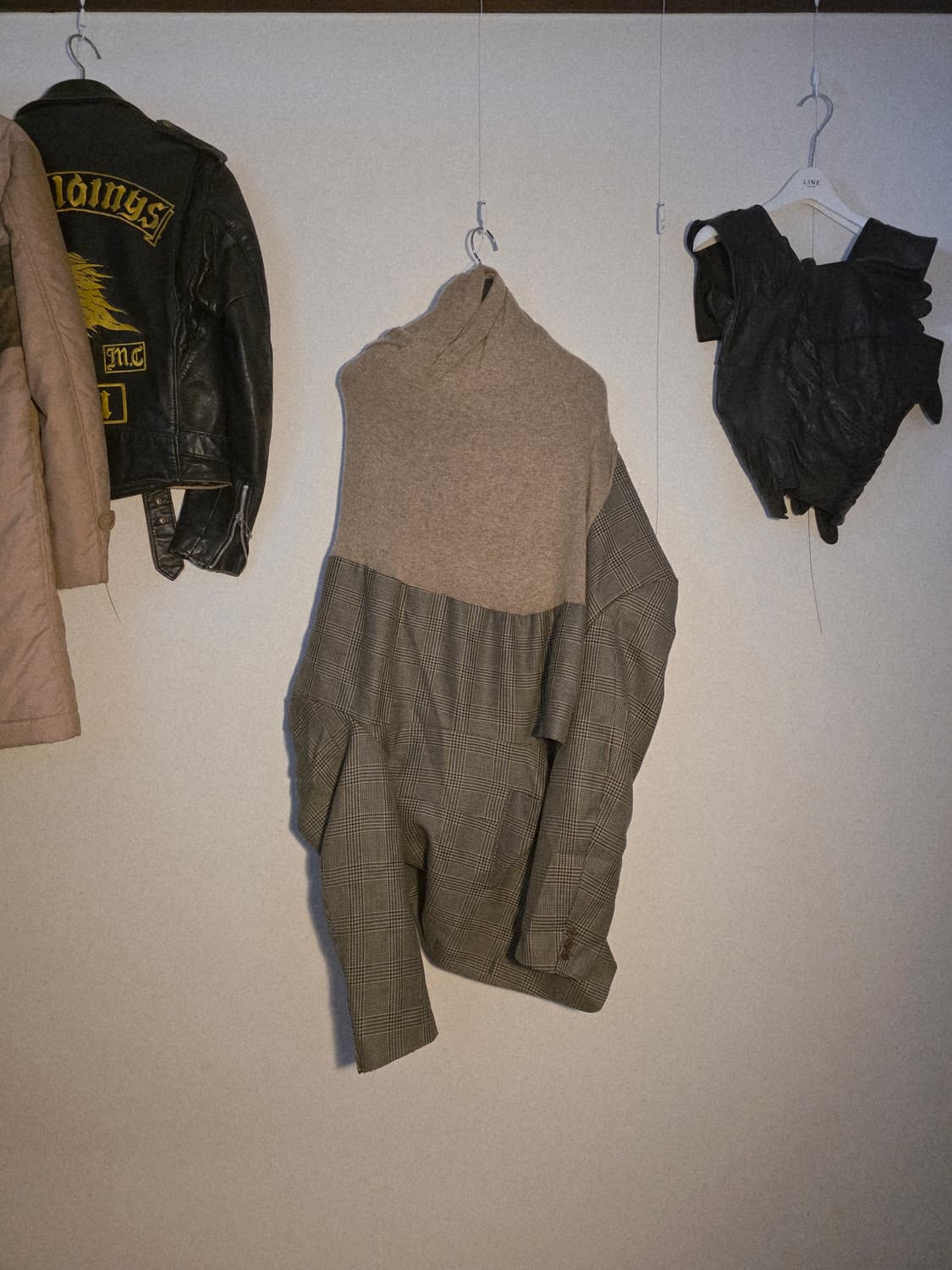 BLESS N°78 Sakko Materialmix wool jacket 상품이미지2