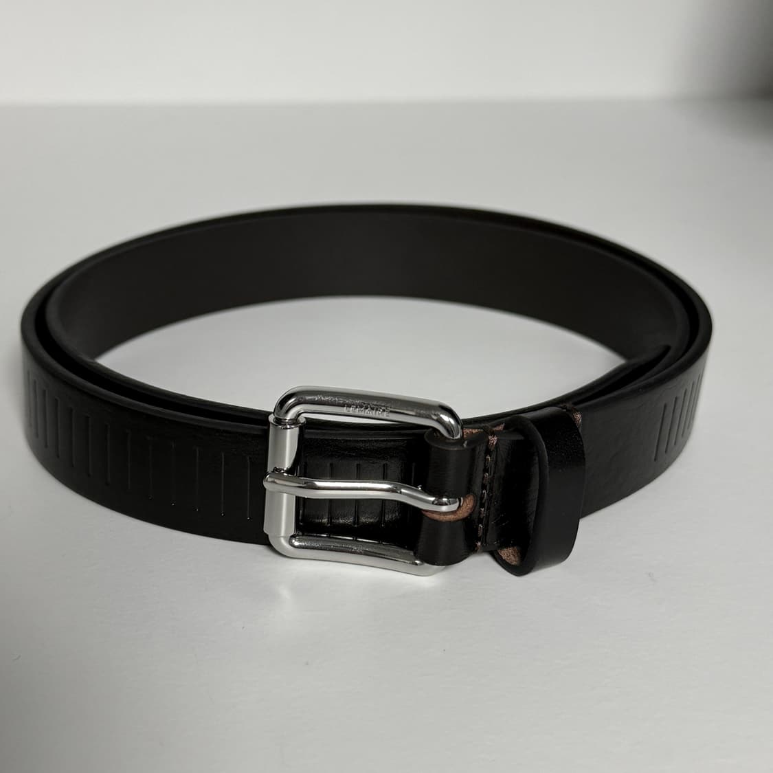 르메르 25FW 레일 벨트 25 다크 브라운 90 상품이미지4