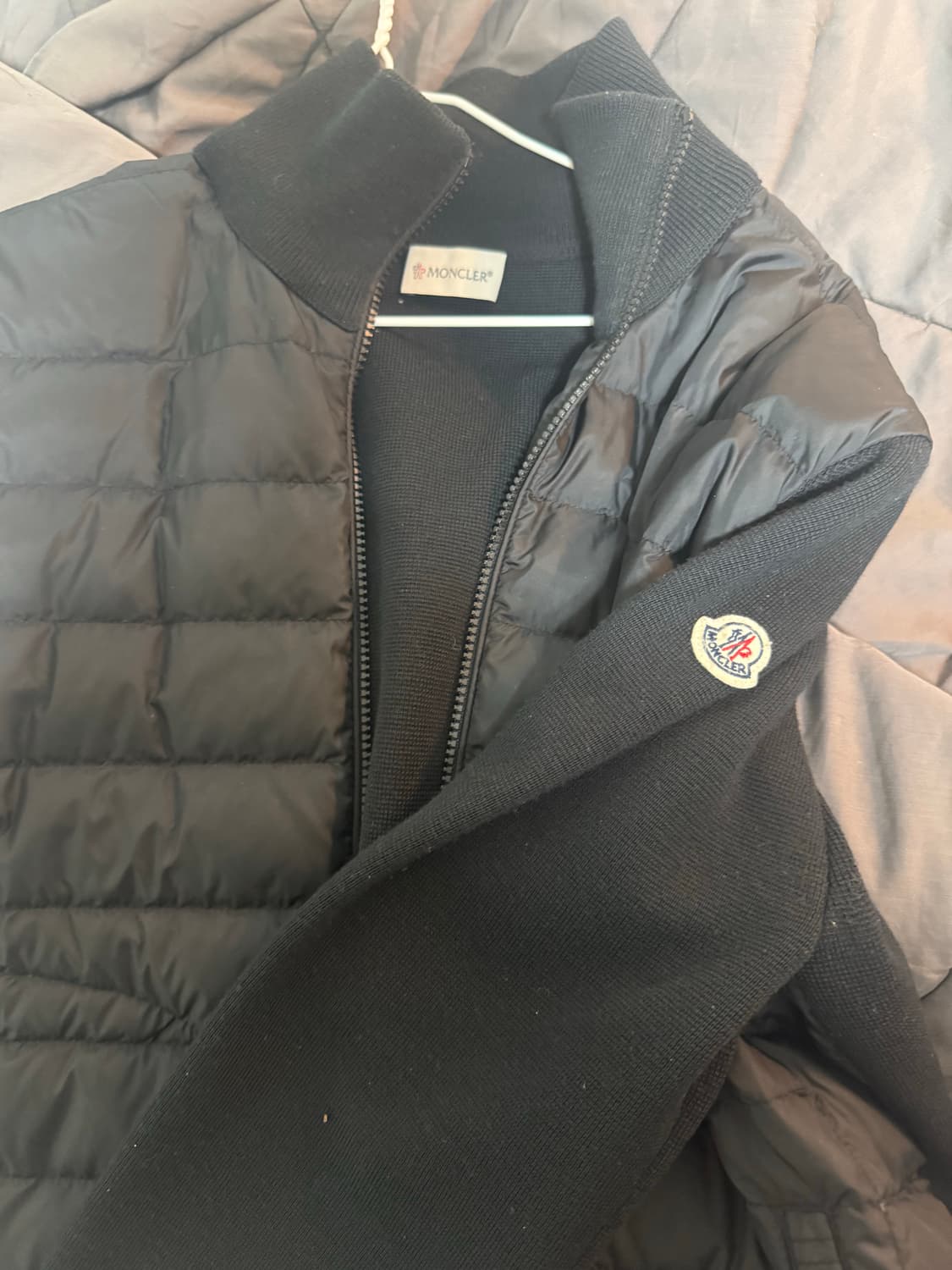 몽클레어 블랙 니트패딩 상품이미지2