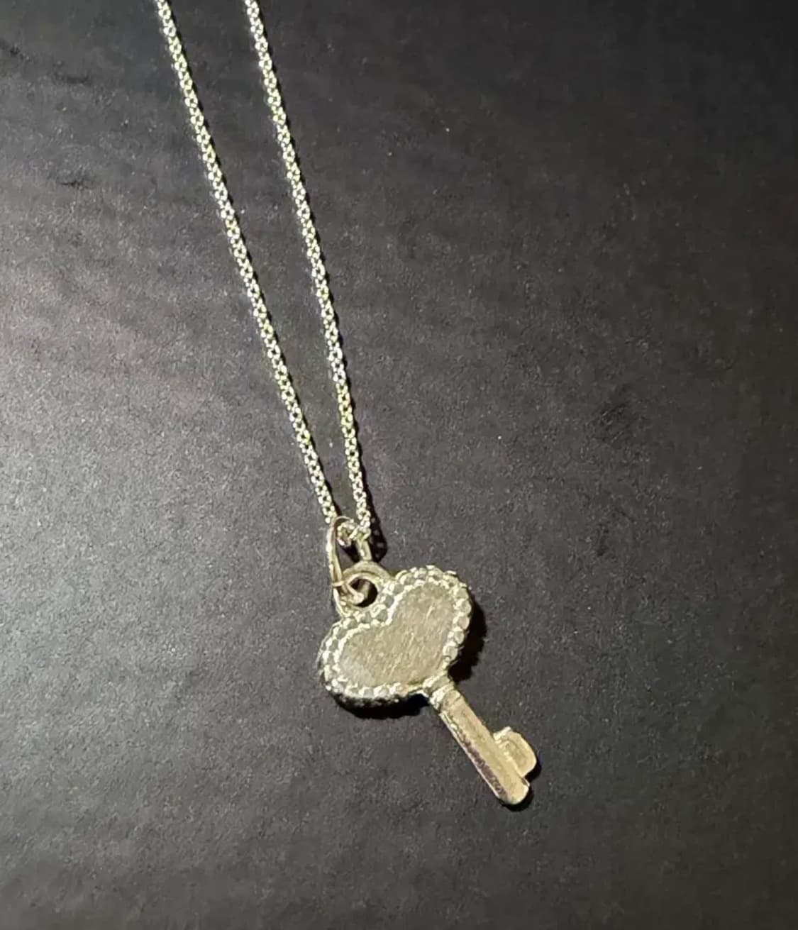 925 silver 미니 열쇠 목걸이 (40cm) 상품이미지1