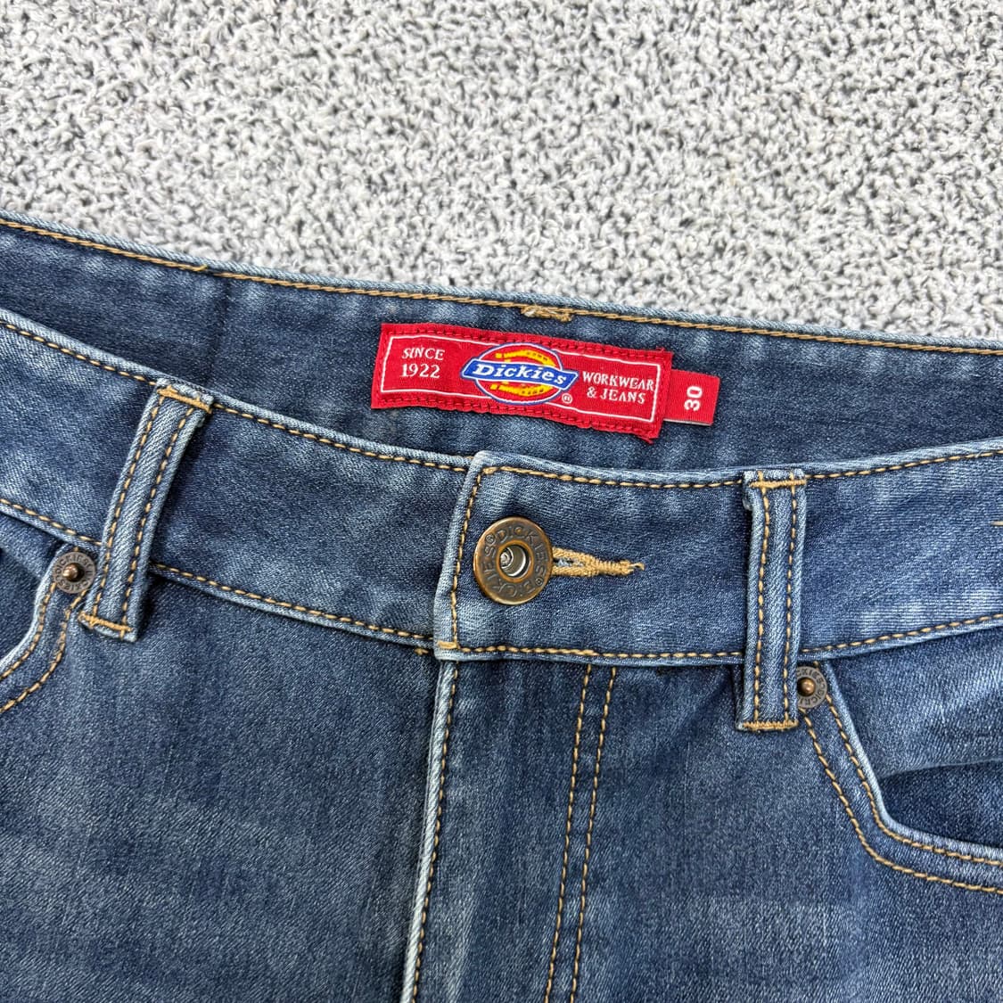 30 디키즈 기모 진청 워싱 데님 청바지 0304J 상품이미지2