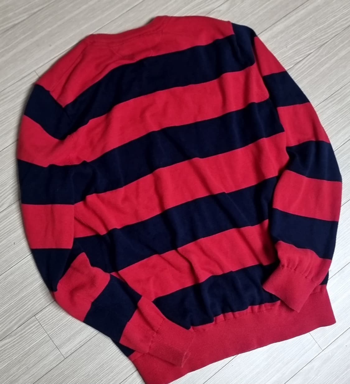 타미힐피거 스트라이프 니트 레드 네이비(100-105) 상품이미지7