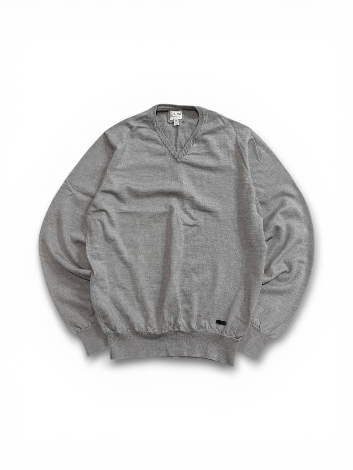 아르마니 꼴레지오니 브이넥 양모 니트 상품이미지1