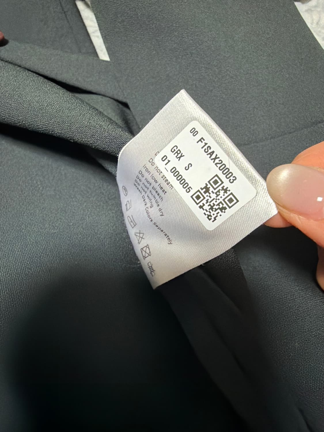 (옷걸이포함) 20FW 로우 클래식 셔링 셔츠 S 상품이미지6