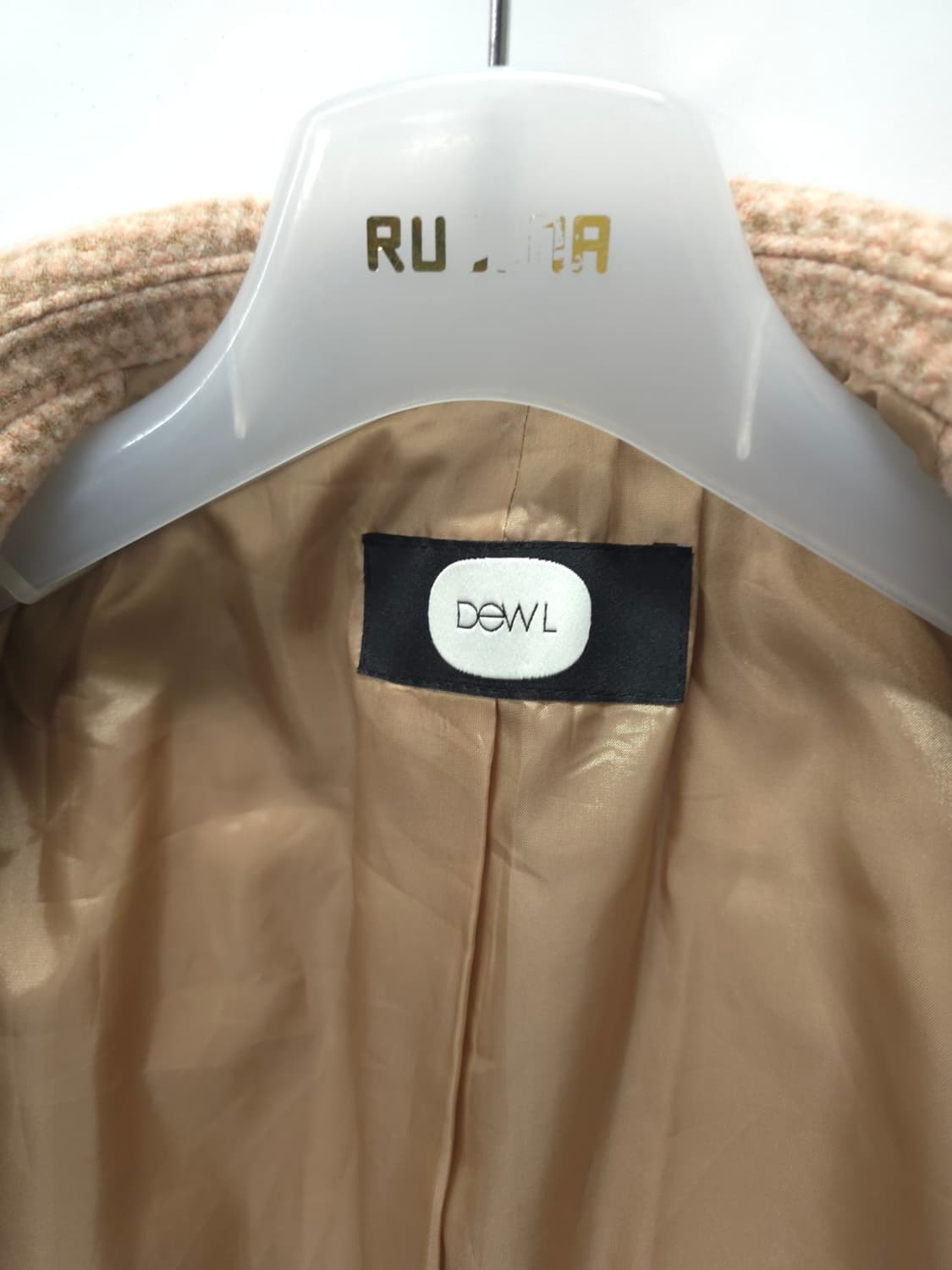 듀엘(DEWL) 트위드 모직 더블코트 ( 여성 55~55반 ) 상품이미지10