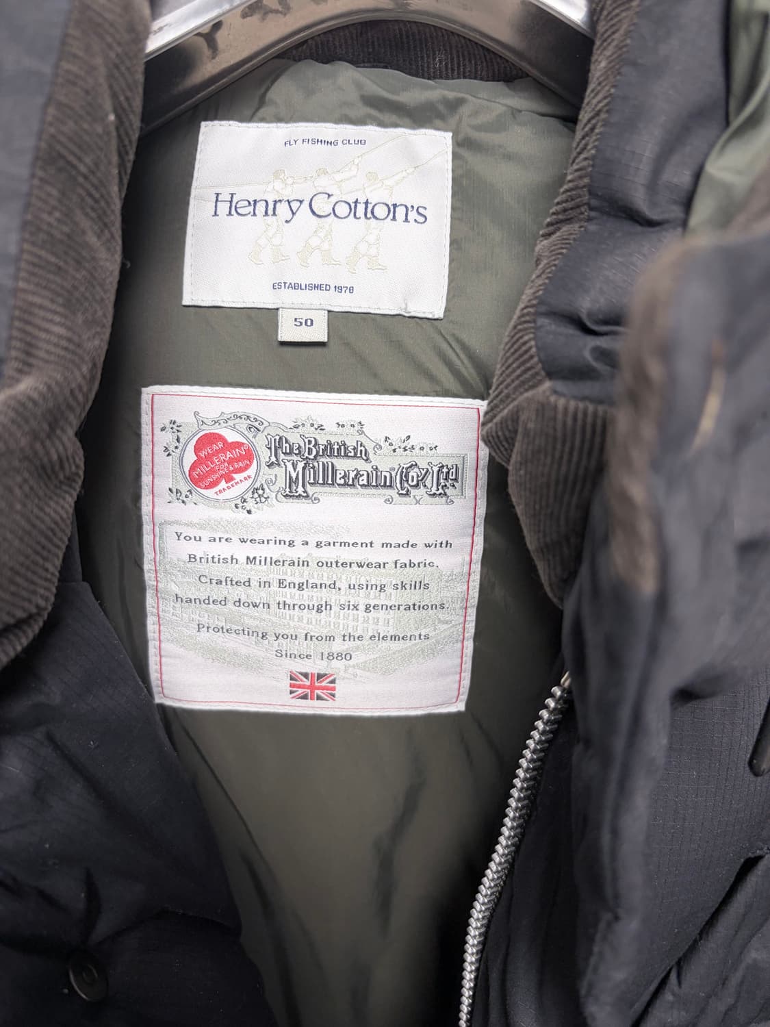 헨리코튼 ffc 왁스 다운 파카 패딩 50사이즈 상품이미지4