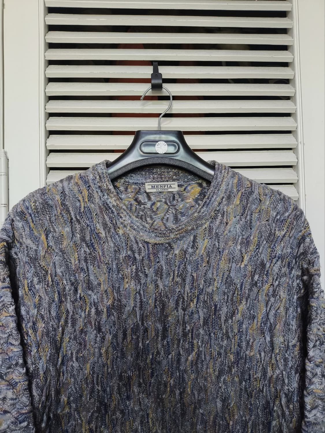멘피아 케이블 패턴 니트 상품이미지2