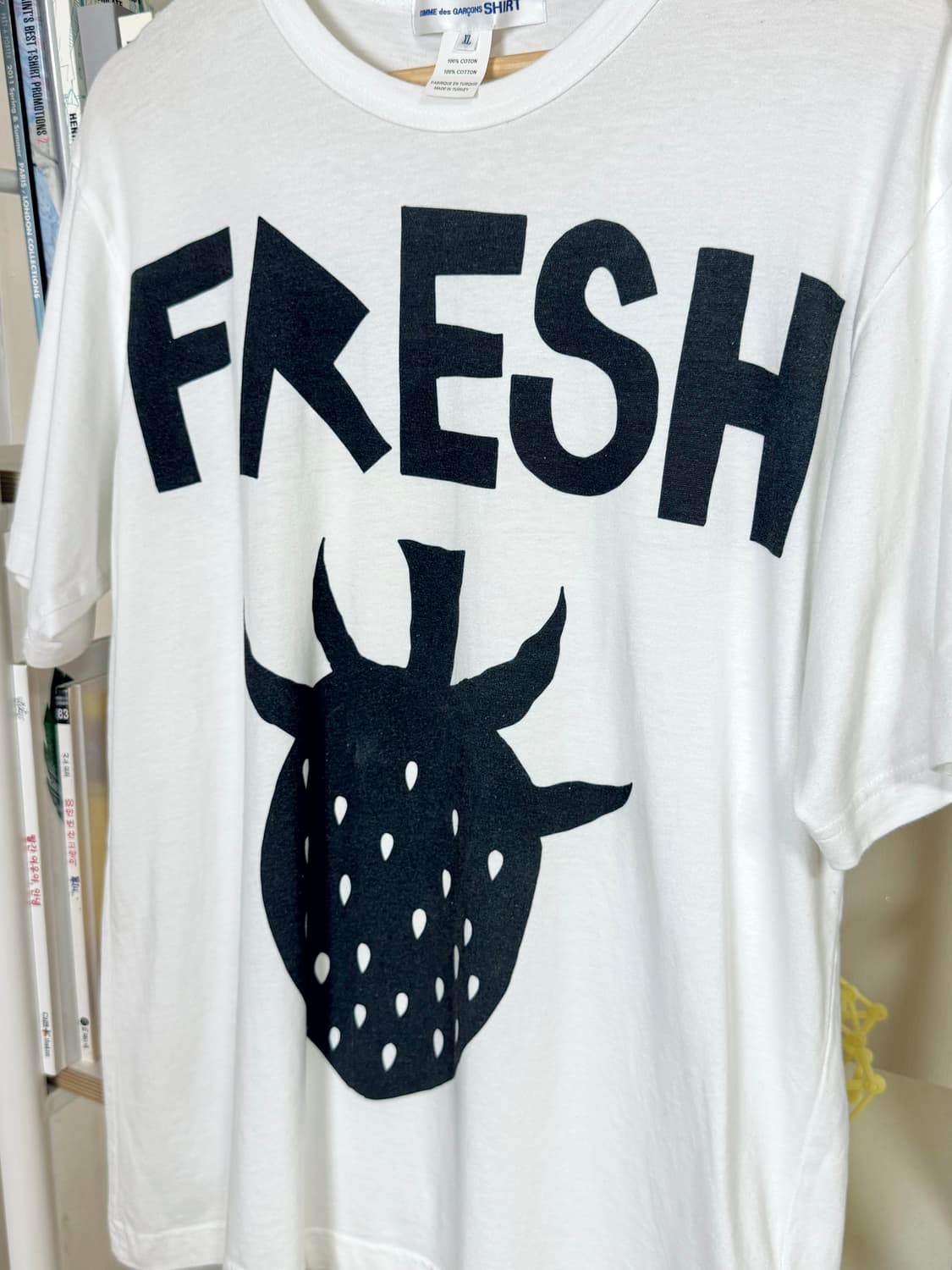꼼데가르송 셔츠 스트로베리 FRESH 반팔 티셔츠 상품이미지2