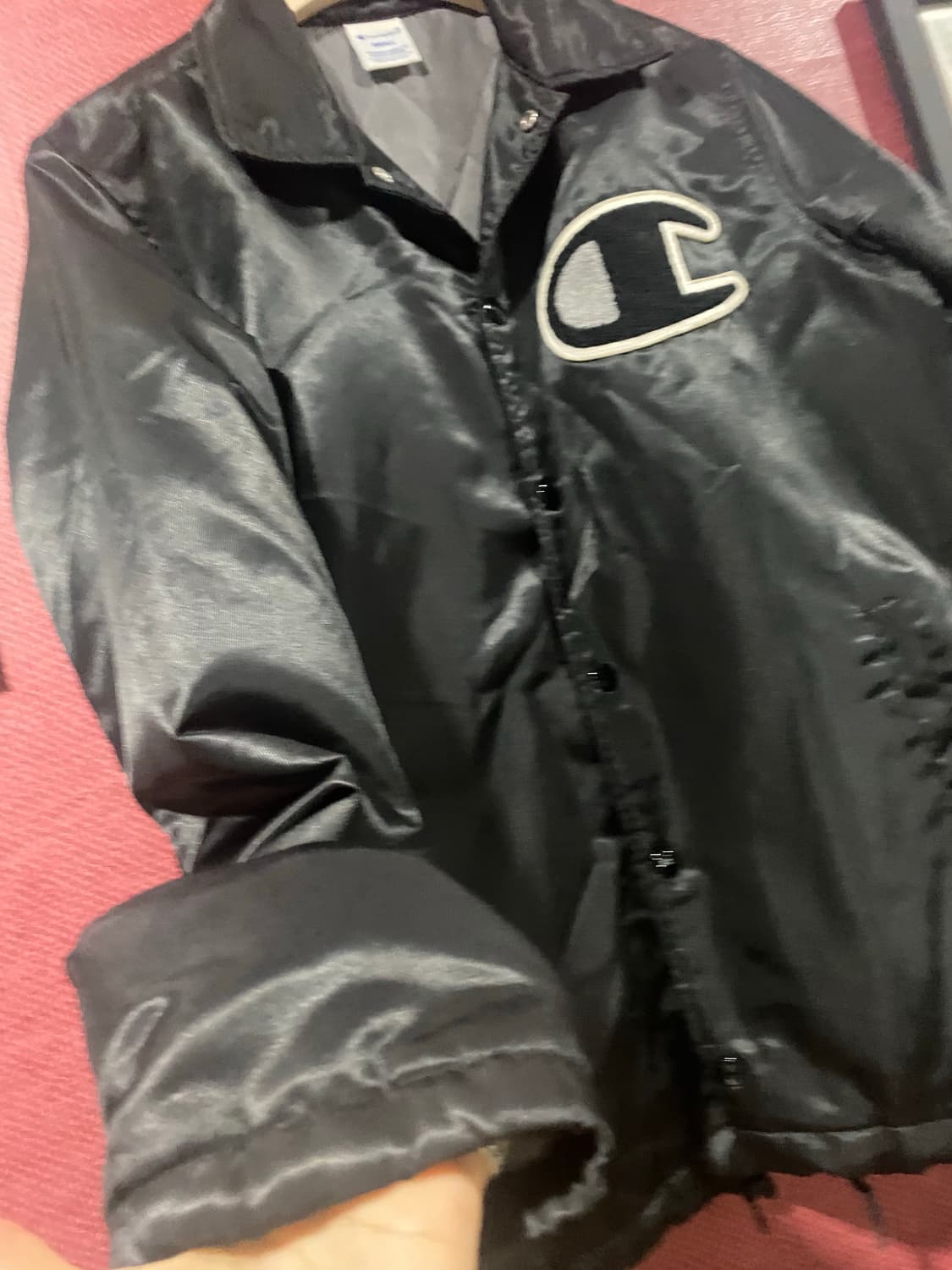 챔피온 블랙 코치 자켓 S 상품이미지3