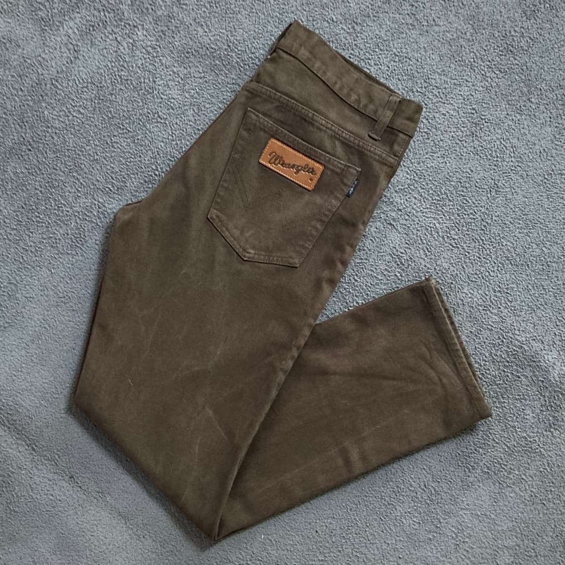 랭글러 브라운진 데님팬츠 상품이미지1