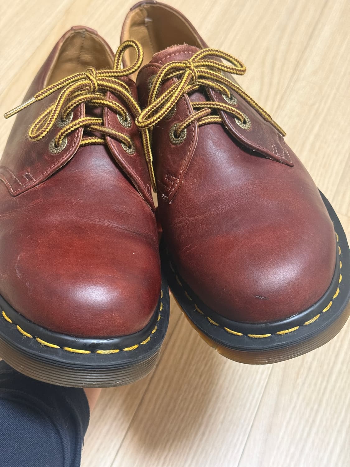 Uk9,280) 239,000원 닥터마틴 1461 mie 버건디 브라운 상품이미지9