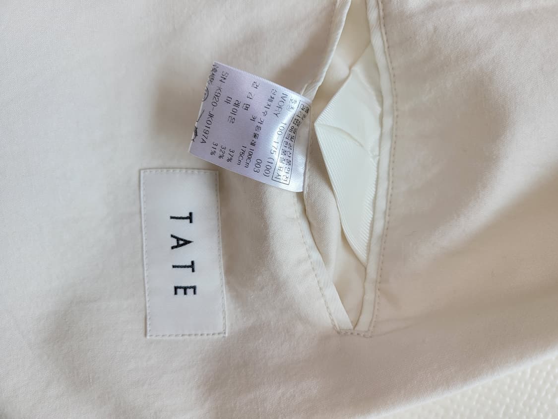 테이트 TATE 남자 원버튼 마혼방 블레이저 100 아이보리 상품이미지10