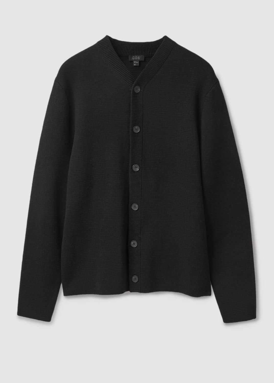 코스 레귤러핏 울 가디건 블랙 M 상품이미지1