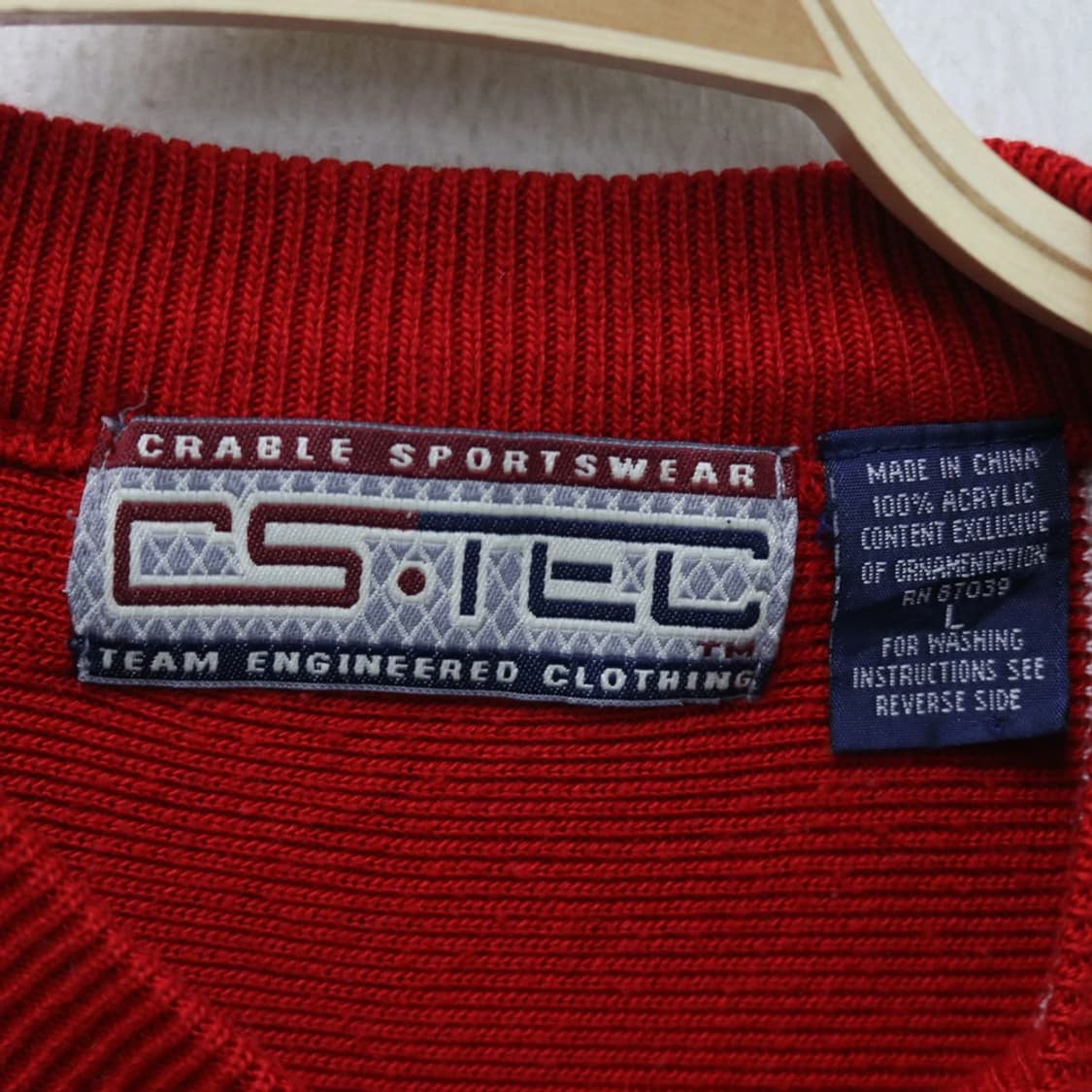 CSTEC  스트라이프 반집업 니트 61280 상품이미지9