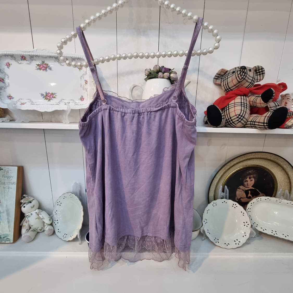 axes femme 라벤더 로맨틱 레이스 캐미솔 상품이미지4