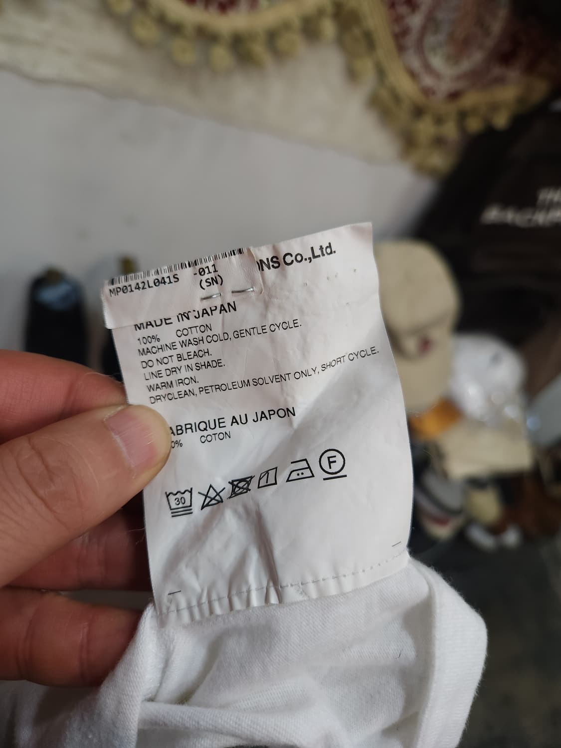 꼼데가르송 블랙와펜 롱슬리브 상품이미지6