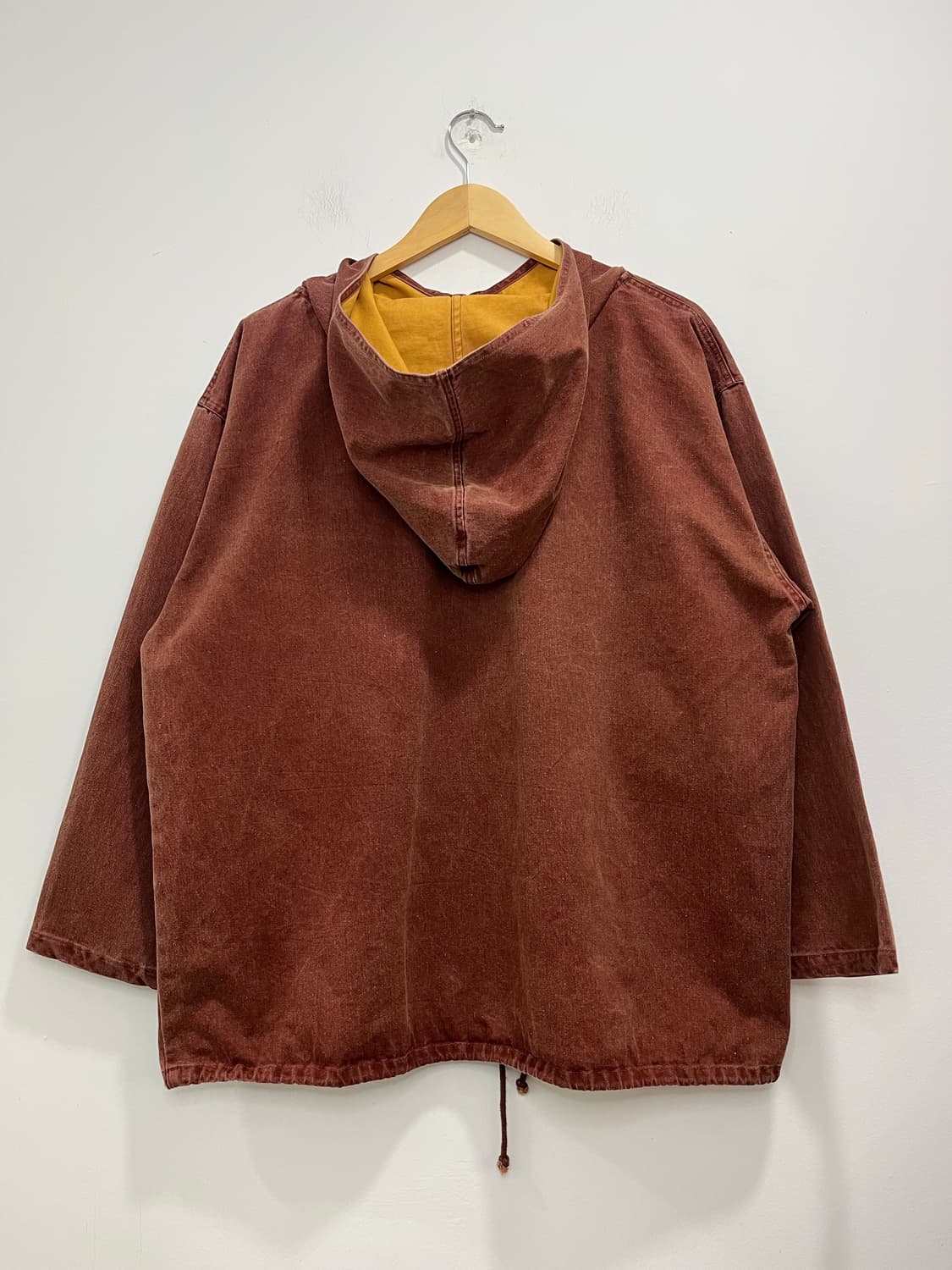 일본 빈티지 카고 피그먼트 후드 아노락 티셔츠 상품이미지5