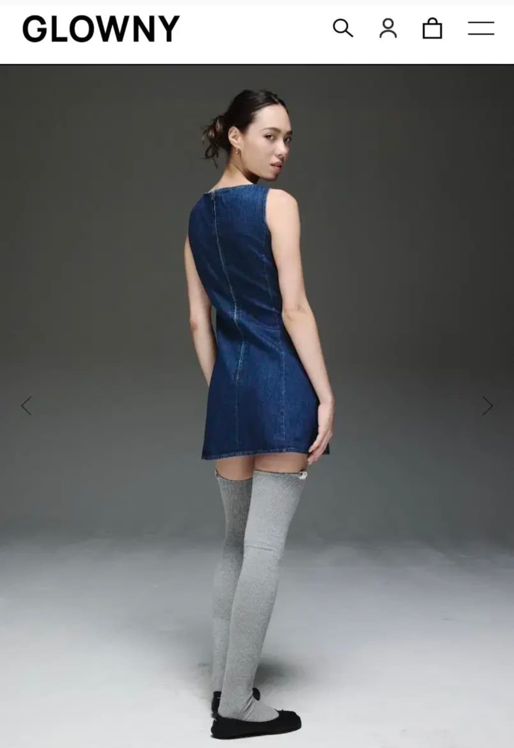글로니 THE CHLOE DRESS (DEEP BLUE) 상품이미지1