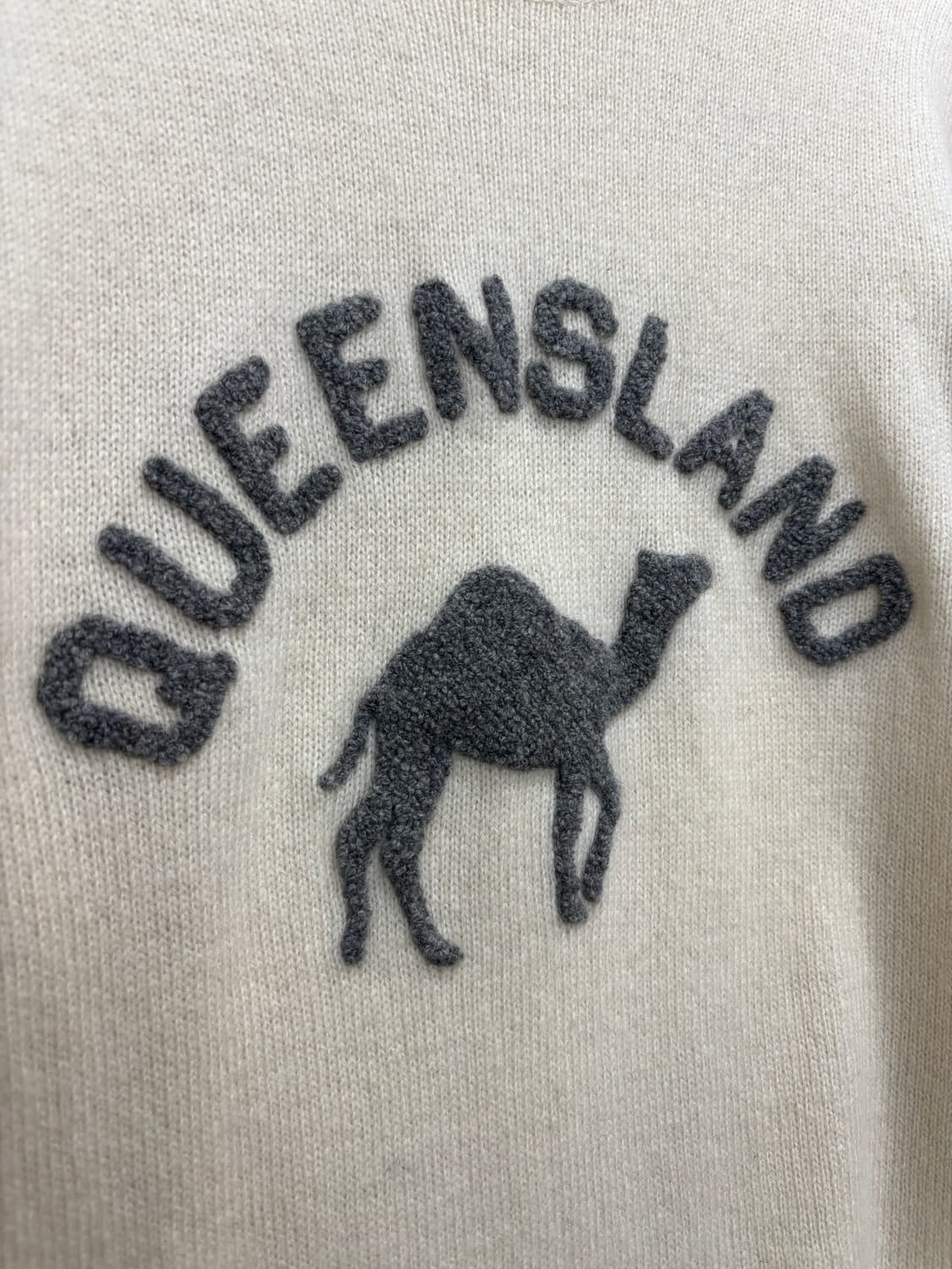Beams queensland 낙타 니트 스웨터 상품이미지7