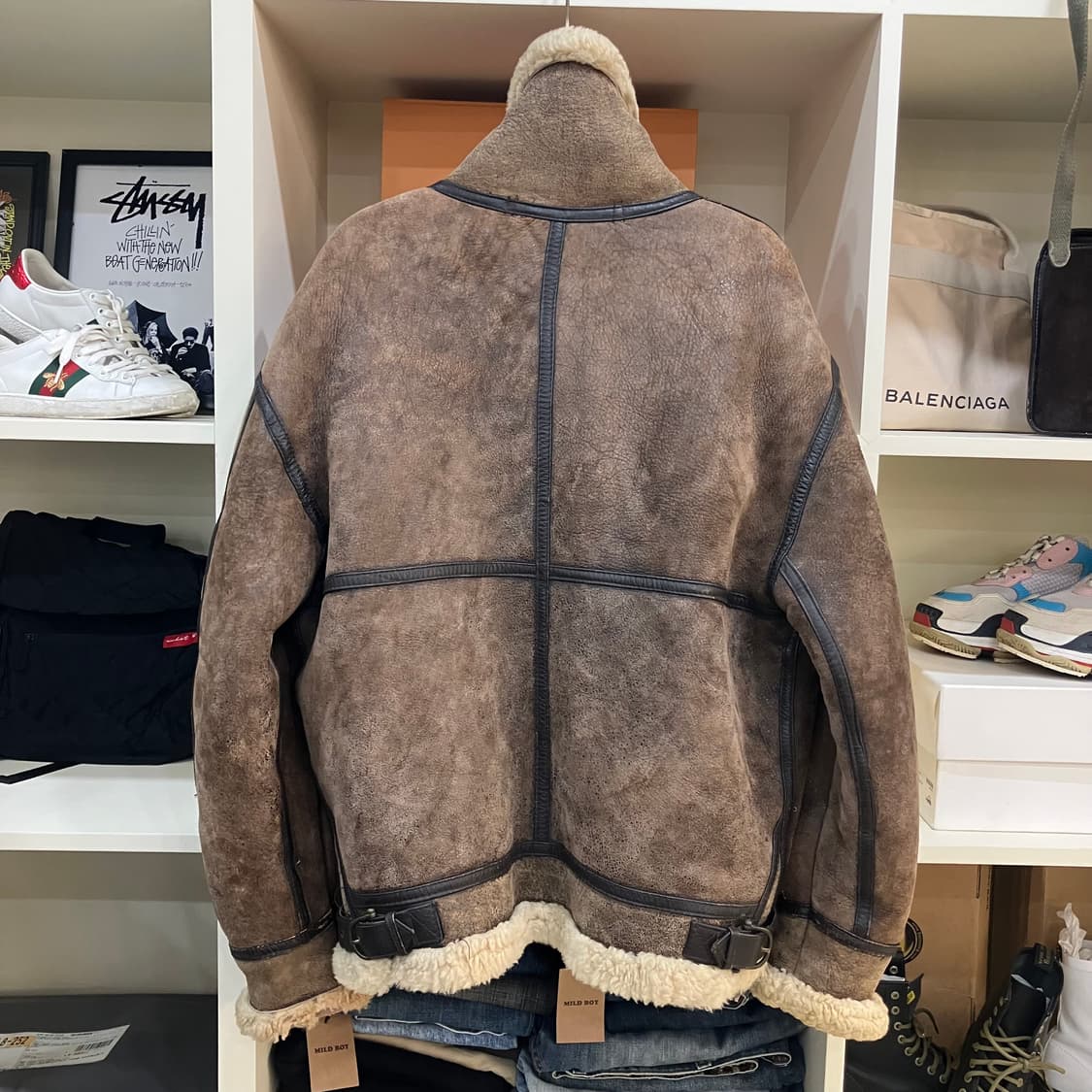 US ARMY B-3 양가죽 밀리터리 무스탕 자켓  상품이미지2