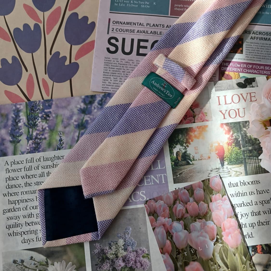 앤드류스타이 울 스트라이프 넥타이 9.4cm A+등급 A19048
 상품이미지4