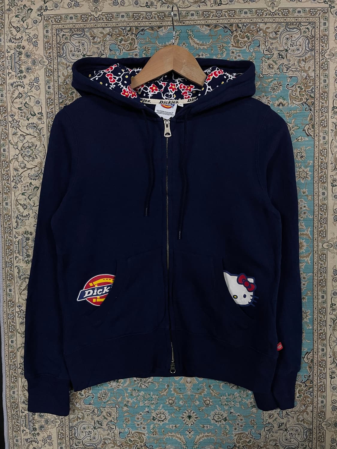 헬로키티X디키즈 네이비 후드집업1684 상품이미지1