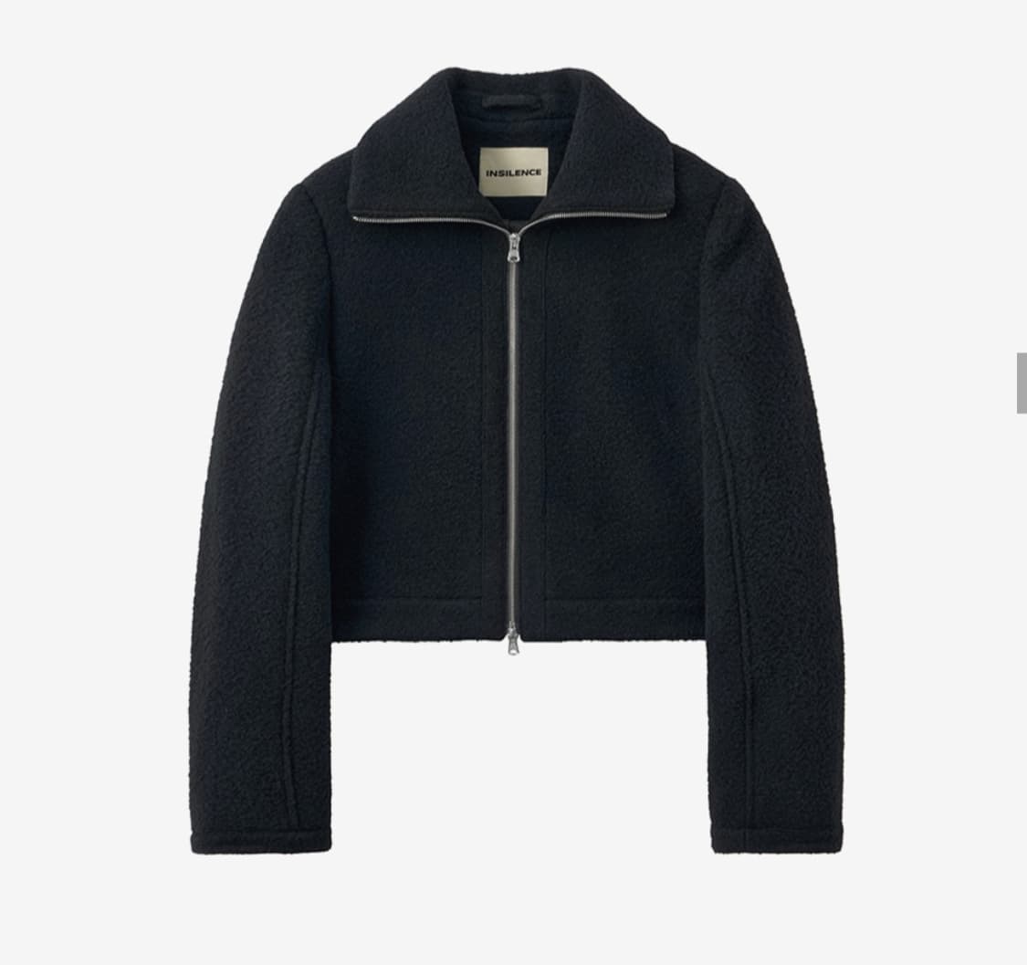 인사일런스우먼 부클 집업 자켓 상품이미지1