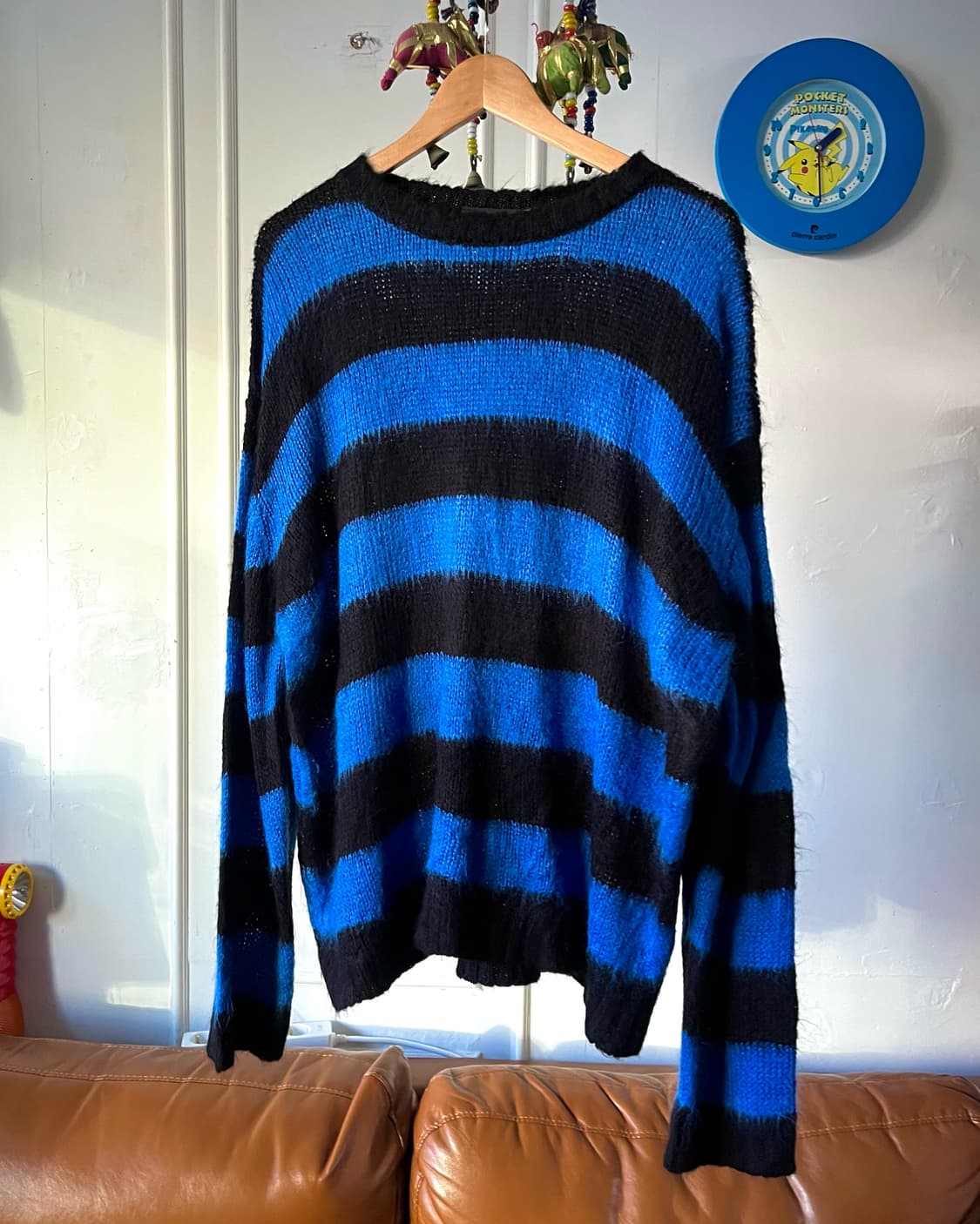 JPN Vintage Blue Kurt Cobain Hairy Knit 상품이미지5