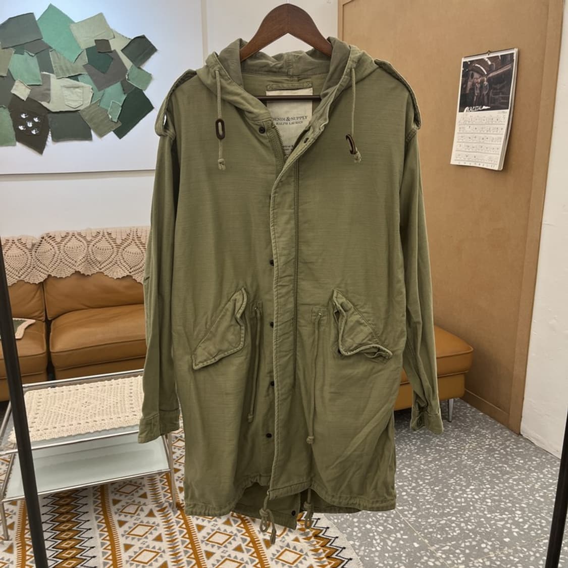 폴로 데님앤서플라이 M-51 스트릿 피쉬테일 야상 자켓 XS C10580 상품이미지3