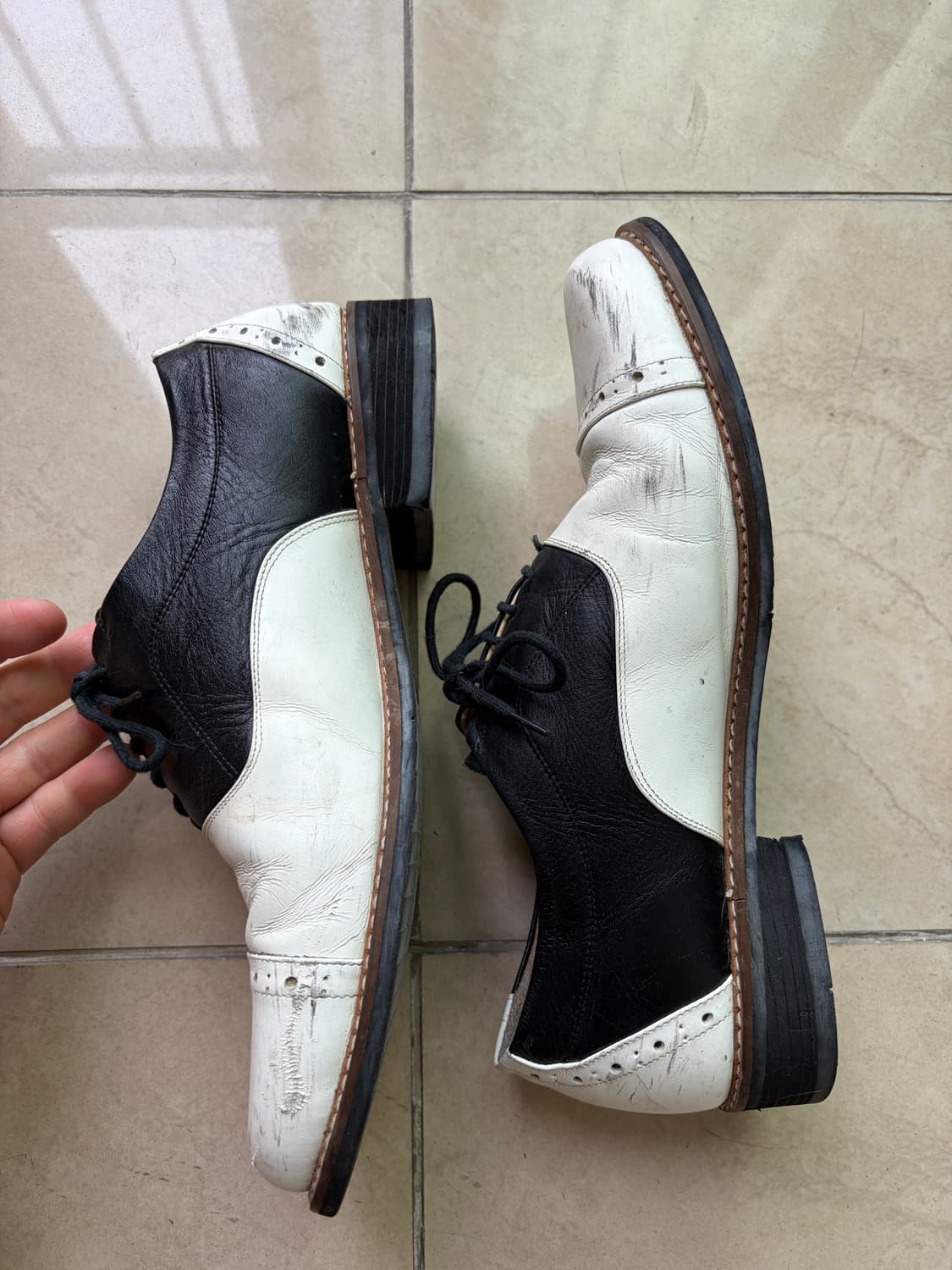 수제 드레스 슈즈 구두 260사이즈입니다.  상품이미지1